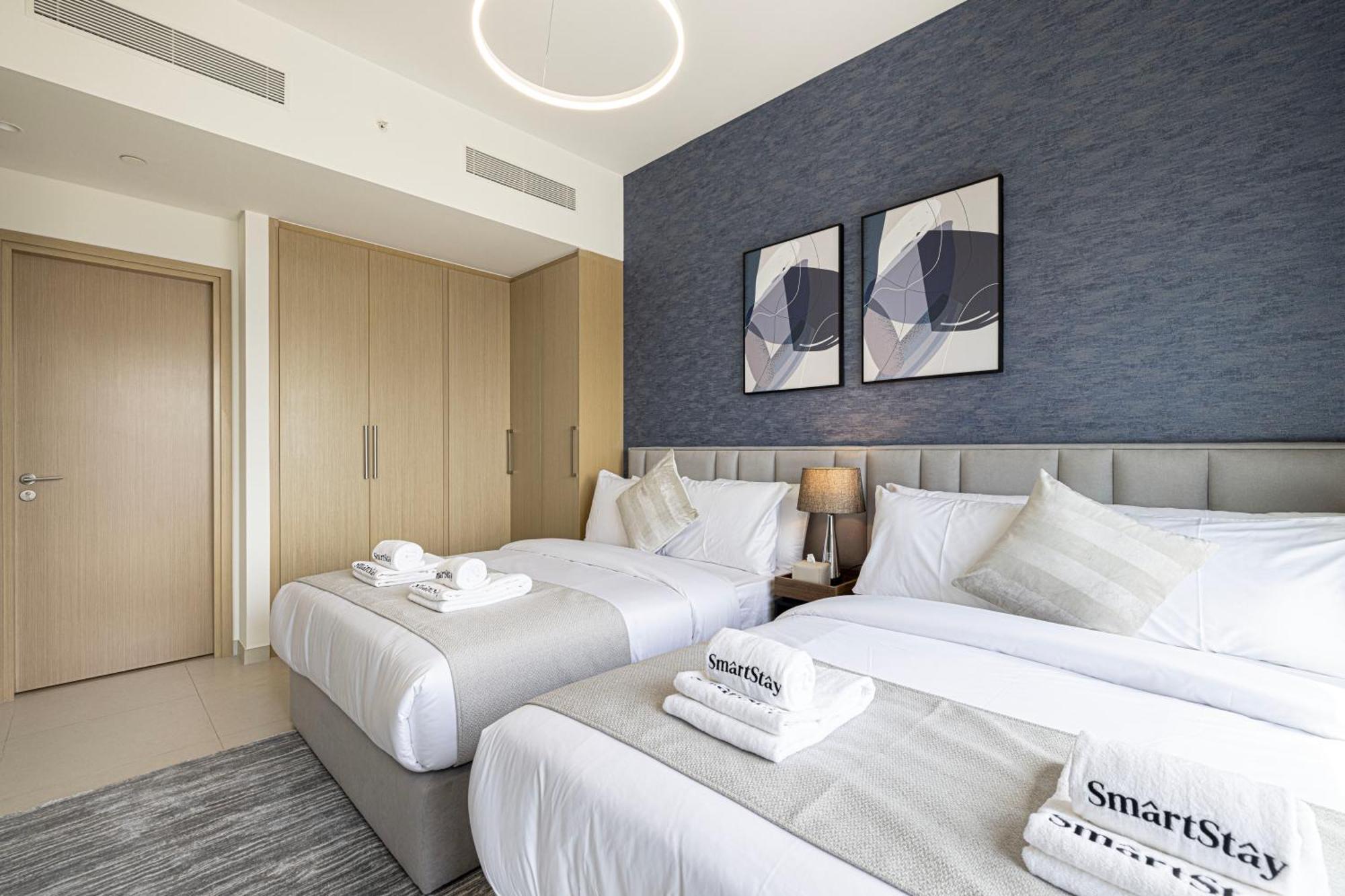 Smartstay At Burj Royale - Full Burj Khalifa View - Brand New Luxury Apartments Dubai Luaran gambar