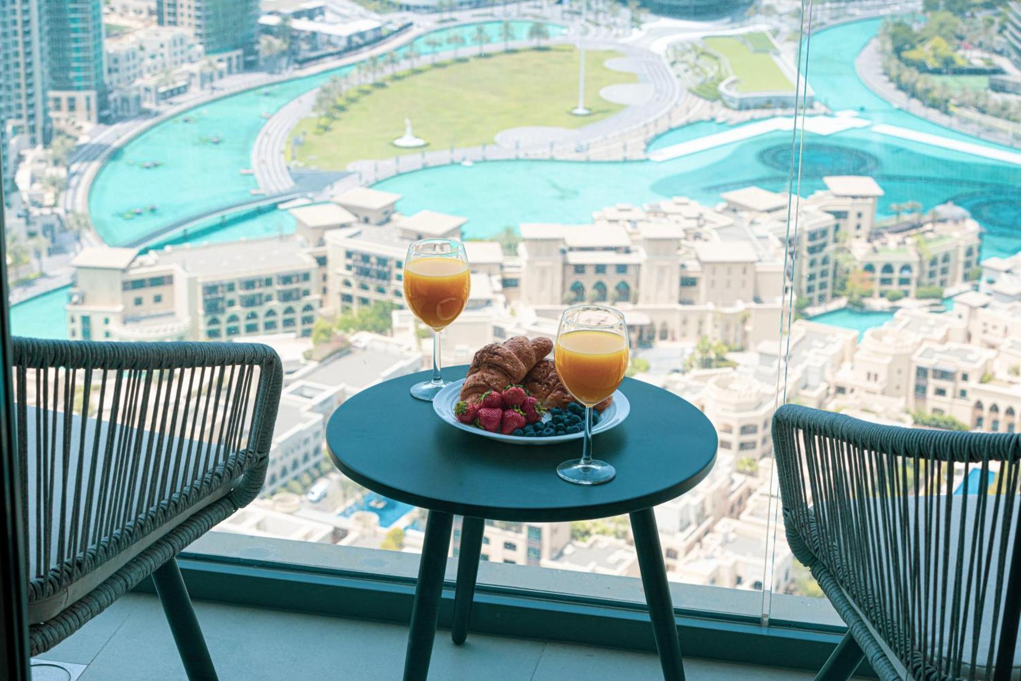 Smartstay At Burj Royale - Full Burj Khalifa View - Brand New Luxury Apartments Dubai Luaran gambar