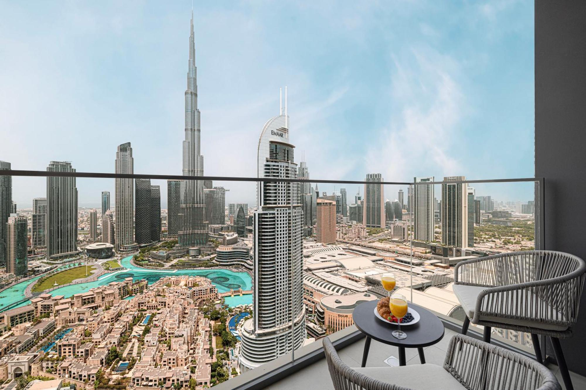 Smartstay At Burj Royale - Full Burj Khalifa View - Brand New Luxury Apartments Dubai Luaran gambar